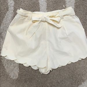 A cute pair of scalloped shorts